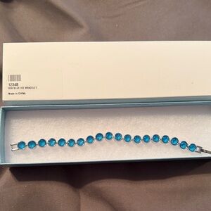 Touchstone Crystal Ocean Blue Bracelet